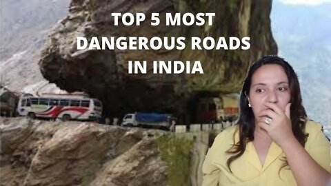 Top 5 - Most Dangerous roads in India I BRAZILIAN REACTION!!