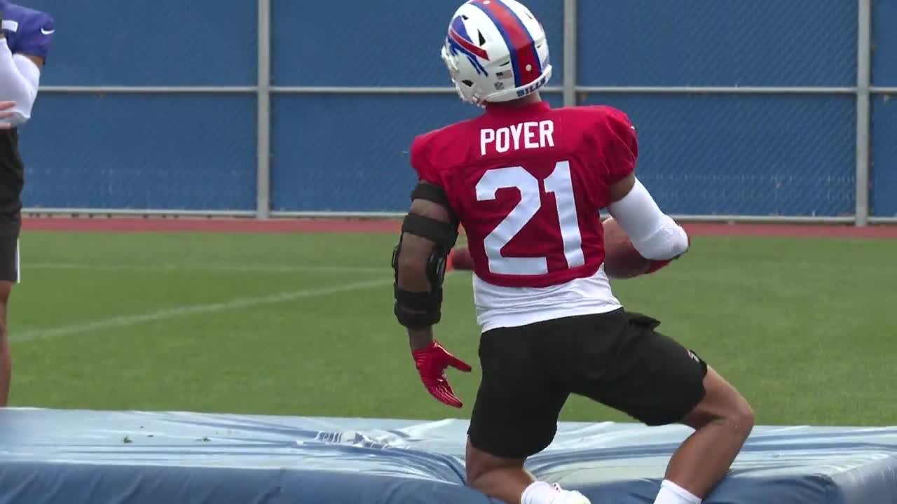 Jordan Poyer's return to practice field makes immediate impact