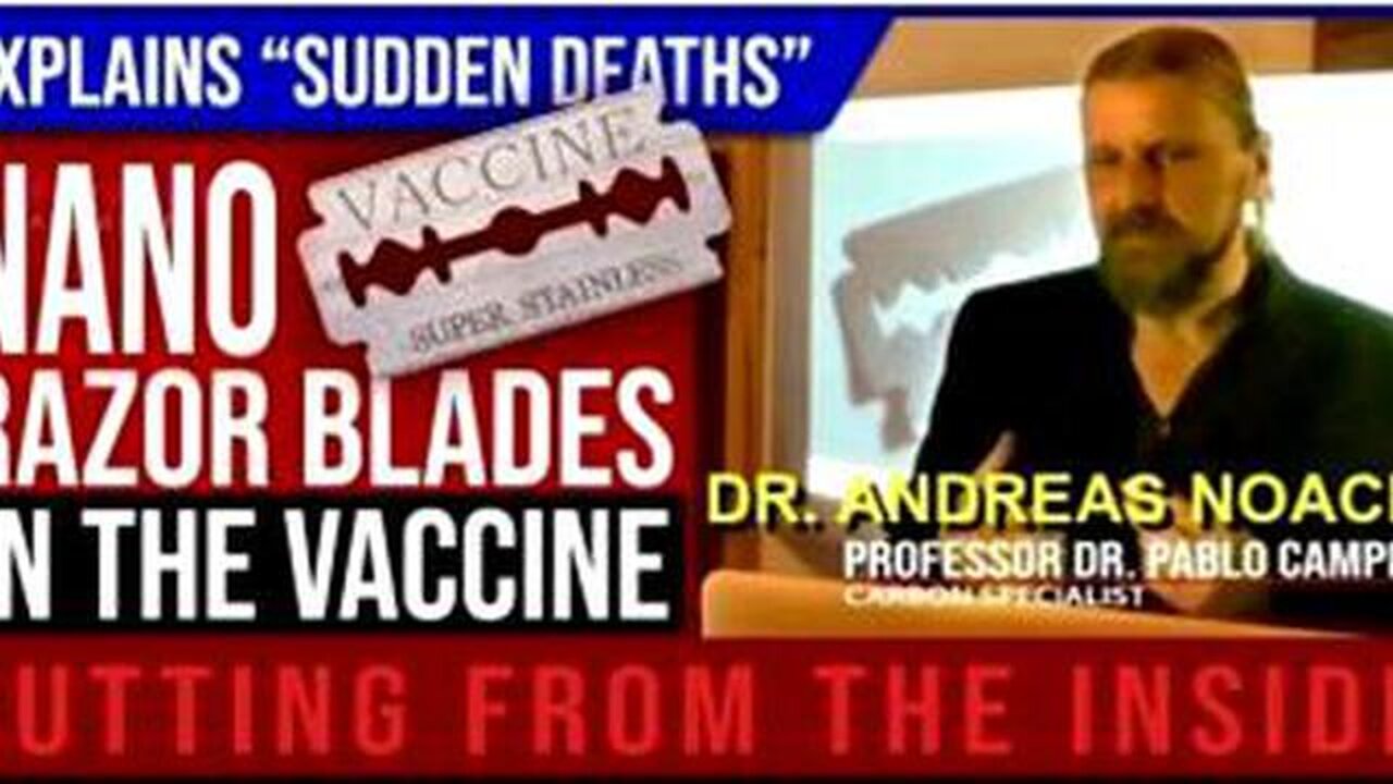 DR. ANDREAS NOACK - MURDERED - 4 DAYS AFTER EXPOSING "RAZOR BLADES" IN DEATH JABS