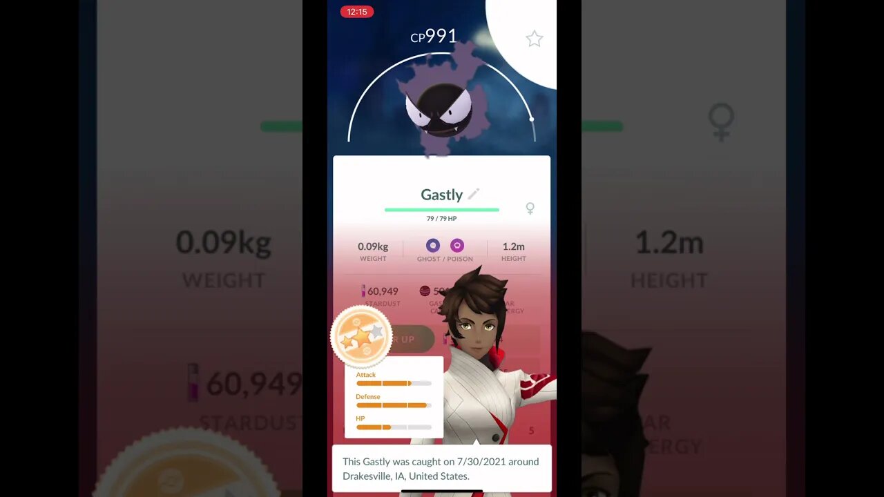 Pokémon Go - Catching Gastly Gameplay