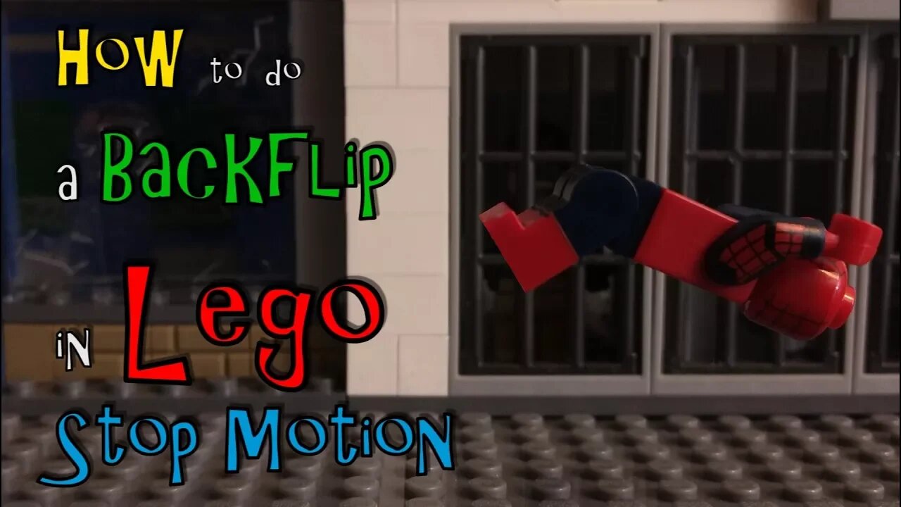 How to do a back flip in Lego stop motion