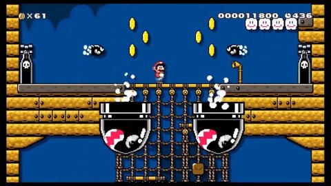 Mario Maker 2 SMW Airship Levels