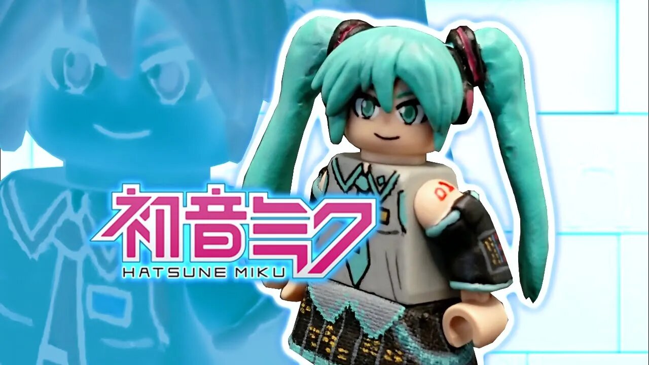 Hatsune Miku: Lego Custom Minifigure