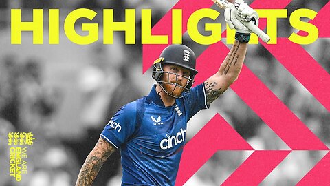 Stokes Bludgeons Record 182! - Highlights - England v New Zealand - 3rd Men's Metro Bank ODI 2023