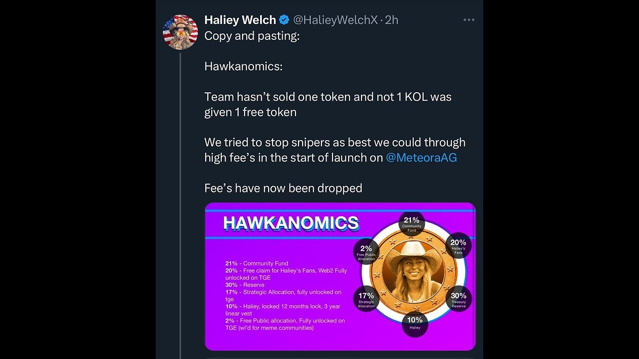 Hawk Tuah girl CRYPTO SCAM, Biden will PARDON FAUCI