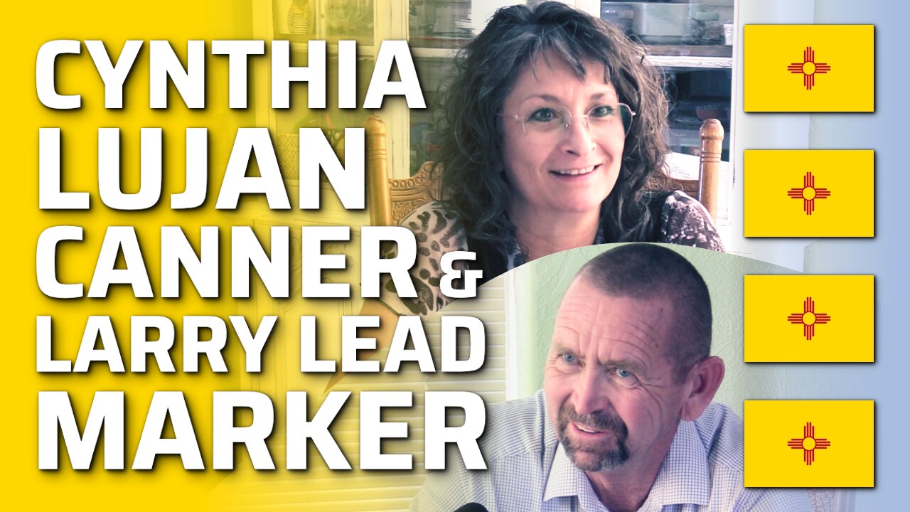 Cynthia Lujan Canner & Larry Lead Marker in Socorro County, Thursday, August 3, 2023, #54