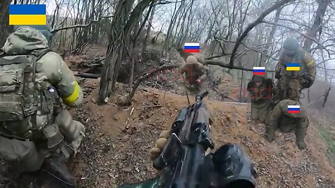 Horrible! Ukrainian close combat eliminated 221 of Wagner group in the most brutal war in Bakhmut