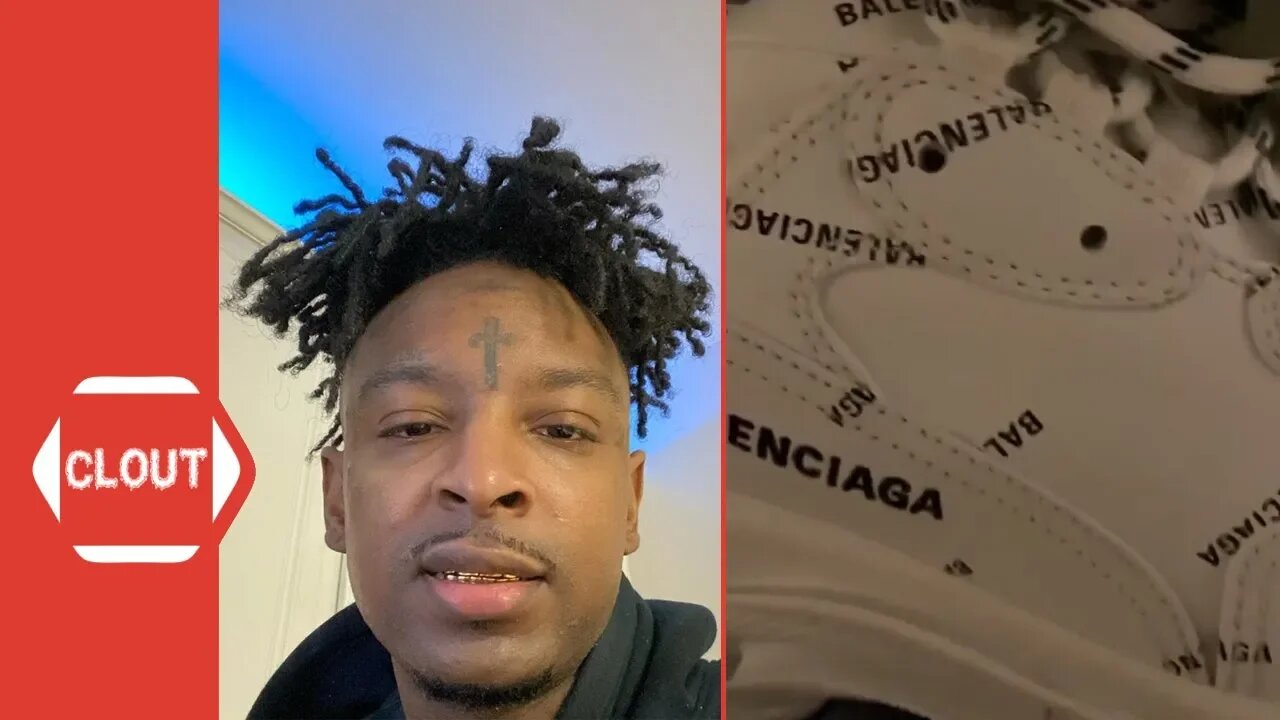 21 Savage Flexes On Rappers With Some Unreleased Balenciaga's!