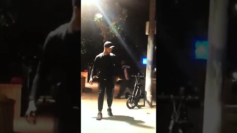 Billy chases his bodyguard. To show off how well trained he is. Bg leaves from one superior command