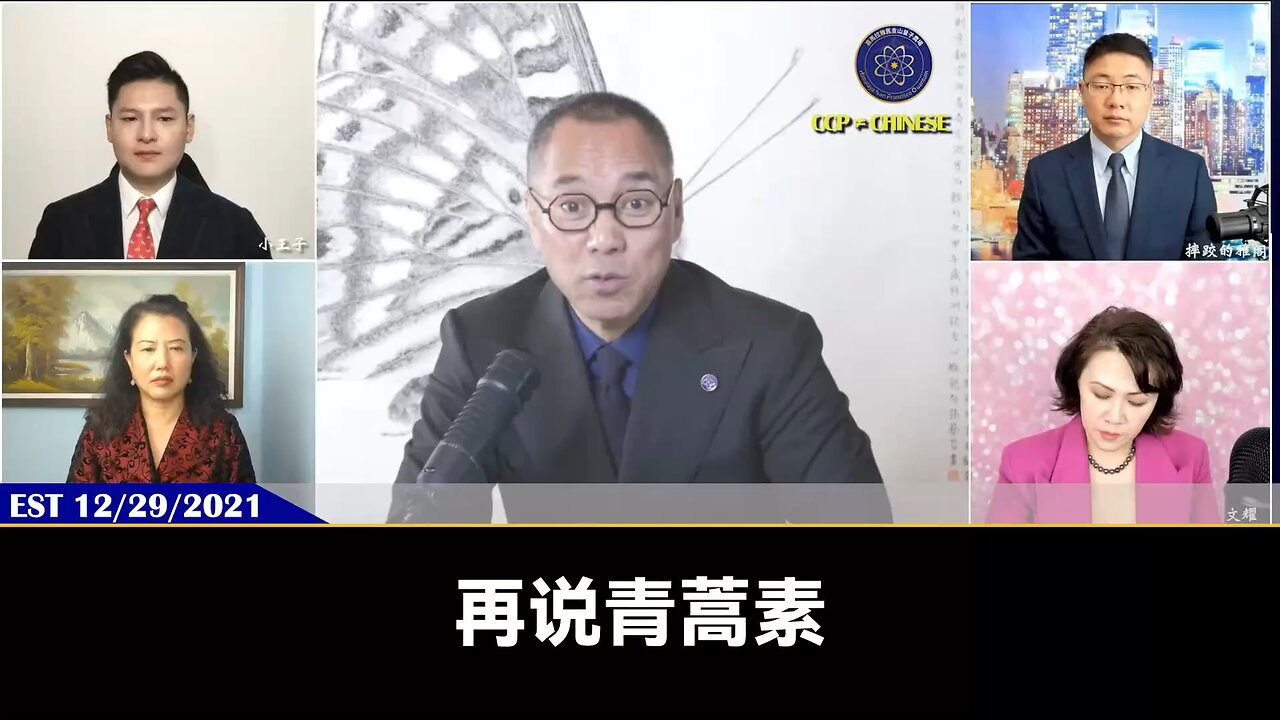 郭文贵先生2021年12月29日: 青蒿素最大功能,伊维菌素救人无数