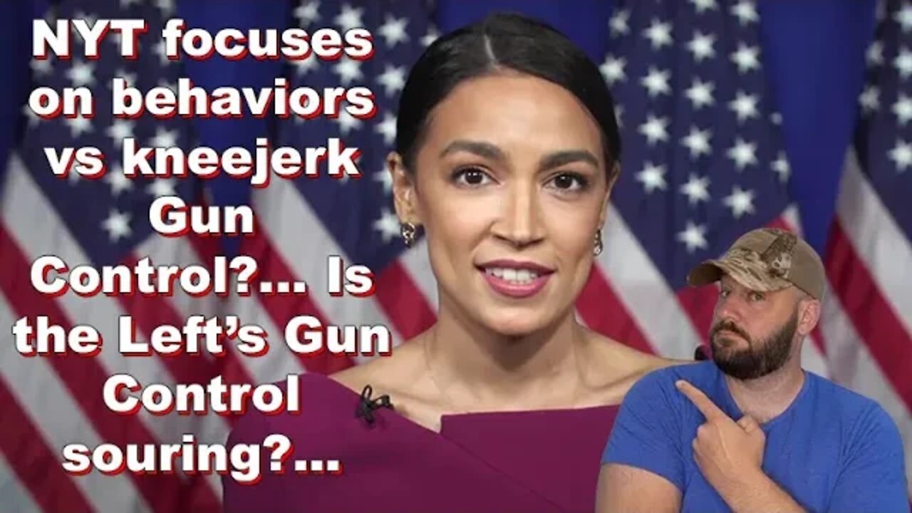 Is the NYT souring on Gun Control?... This article suggests tides MAY be turning on the Left...
