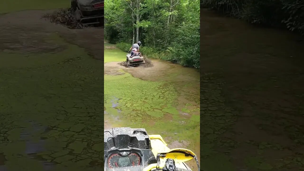 That was pretty gross. #atv #mudding #country #suzuki #newbrunswick #oakhillcrew