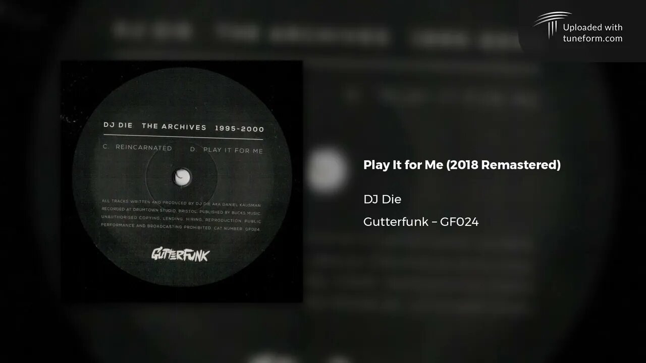 DJ Die - Play It for Me (2018 Remastered) | Drum & Bass