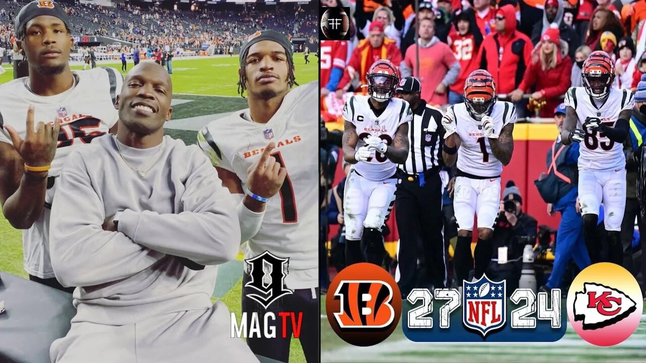 Chad Ochocinco Johnson Can't Believe Bengals Superbowl Bound! 🤷🏾♂️