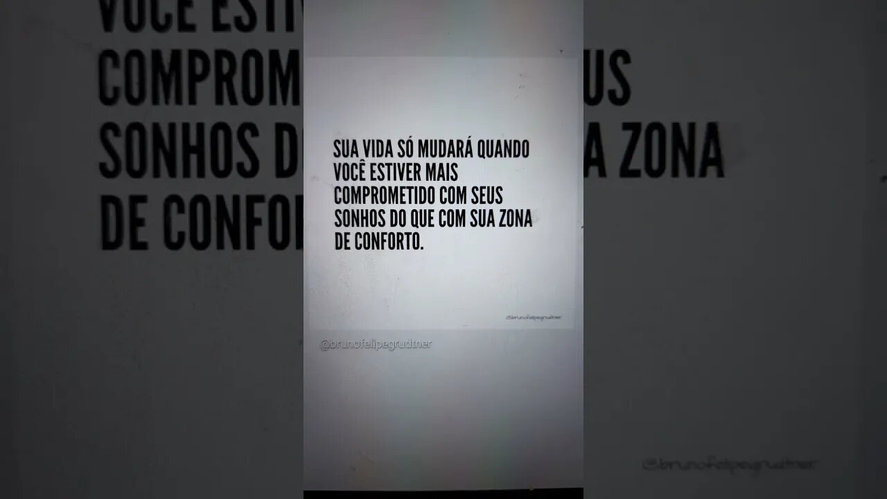 Comprometa se com seus sonhos