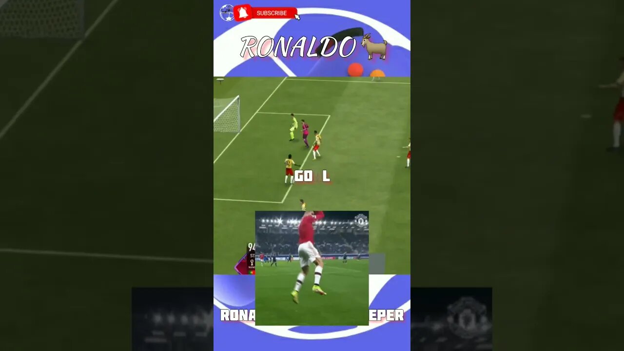 Ronaldo Vs Goalkeeper Amazing Skill Goal #fifamobile #ronaldo #cr7 #gaming