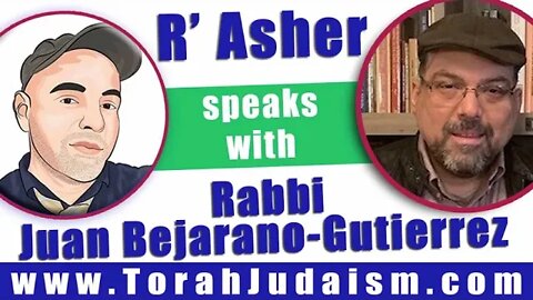 R' Asher speaks with R' Juan Bejarano Gutierrez