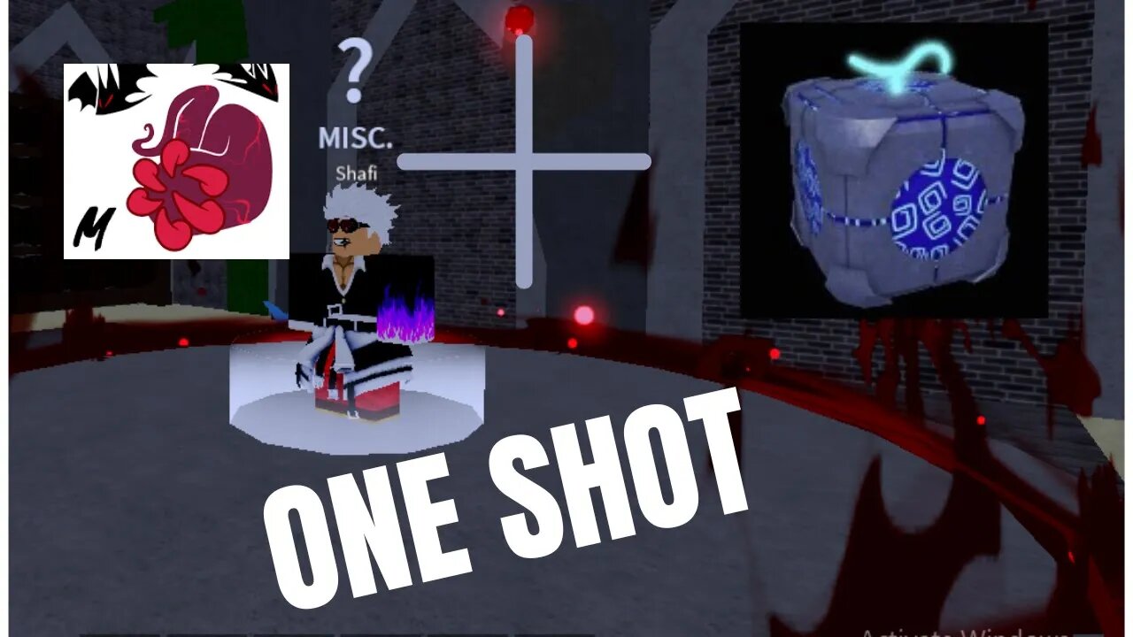 portal plus sanguine art one shot combo roblox blox fruits