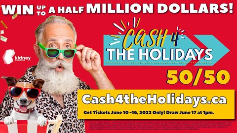 "Cash 4 The Holidays" 50/50 Fundraiser Offering Up To $500,000 - June 10, 2022 - Micah Quinn