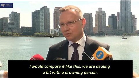 POLISH PRESIDENT DUDA COMPARES UKRAINE TO A DROWNING PERSON