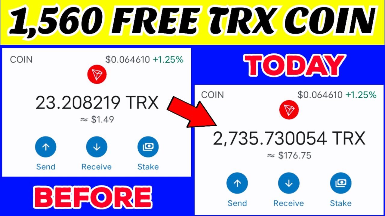 FREE 1560 TRX Every 2 Days On Trust Wallet (with payment proof) No Investment!