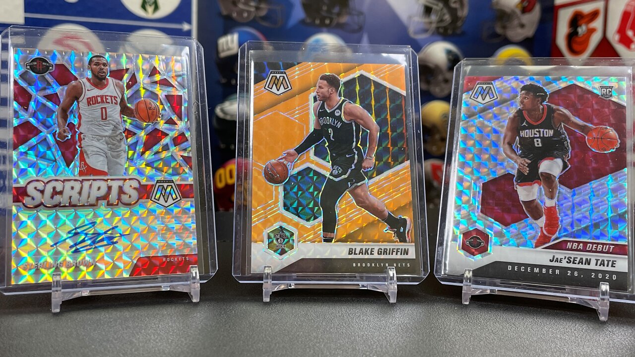 Pulled an Orange /25 Mosaic Basketball Blaster Box