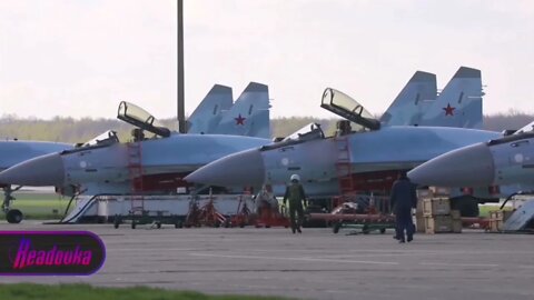 Russian Su-35S Multirole Fighter Jet Combat Sorties In Ukraine!