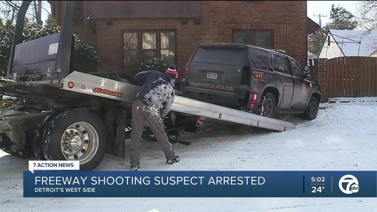 Suspected Southfield Freeway shooter taken into custody
