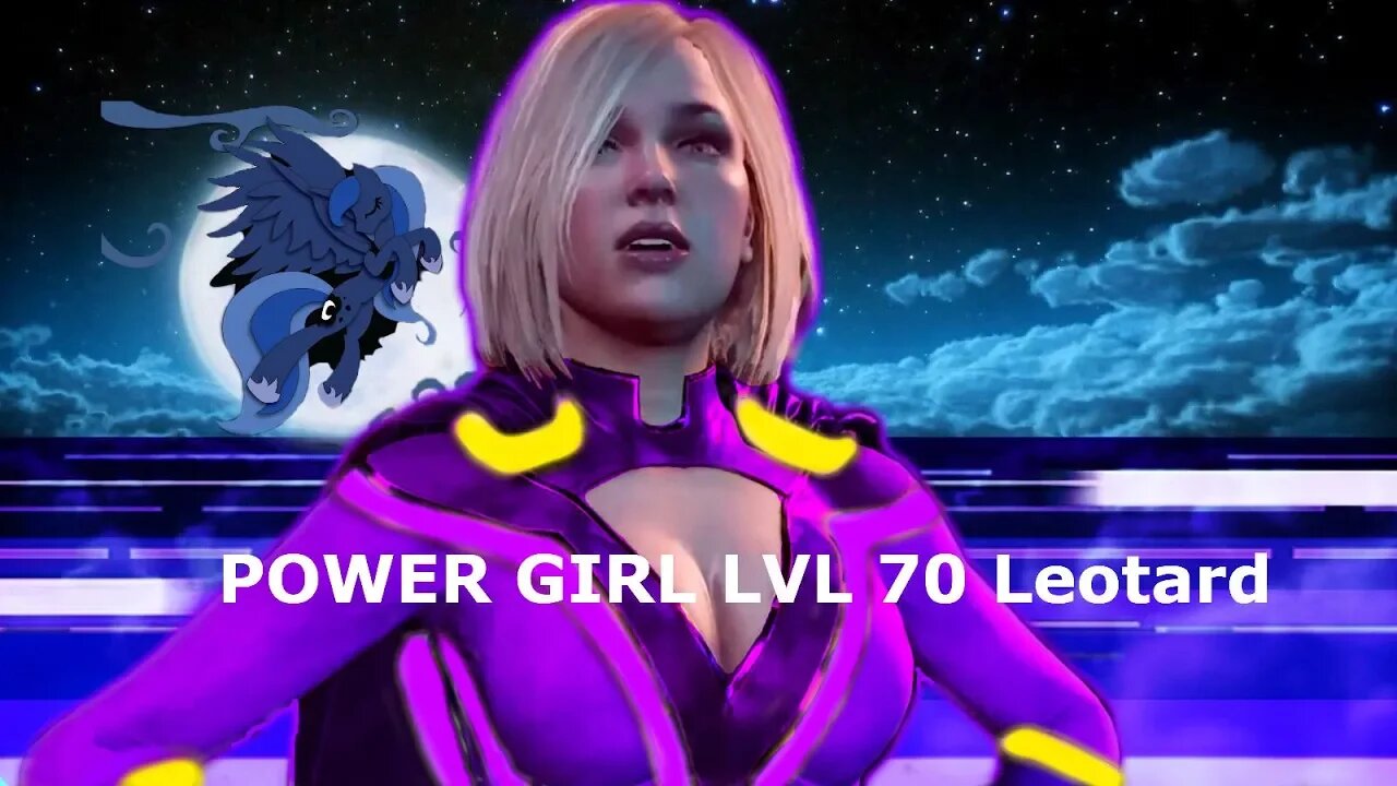 Power Girl maxes out her Leotard gear to lvl 70!