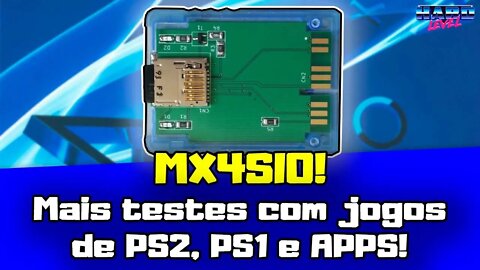 MX4SIO! Mais testes! Jogos de PS2, PS1 e apps! VEJA ANTES DE COMPRAR!!!