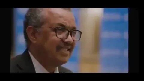 Tedros Adhanom Ghebreyesus head of WHO saying that he is not vaccinated...