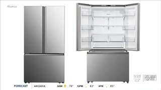 Hisense French door fridges sold at Lowe's recalled because the door can detach