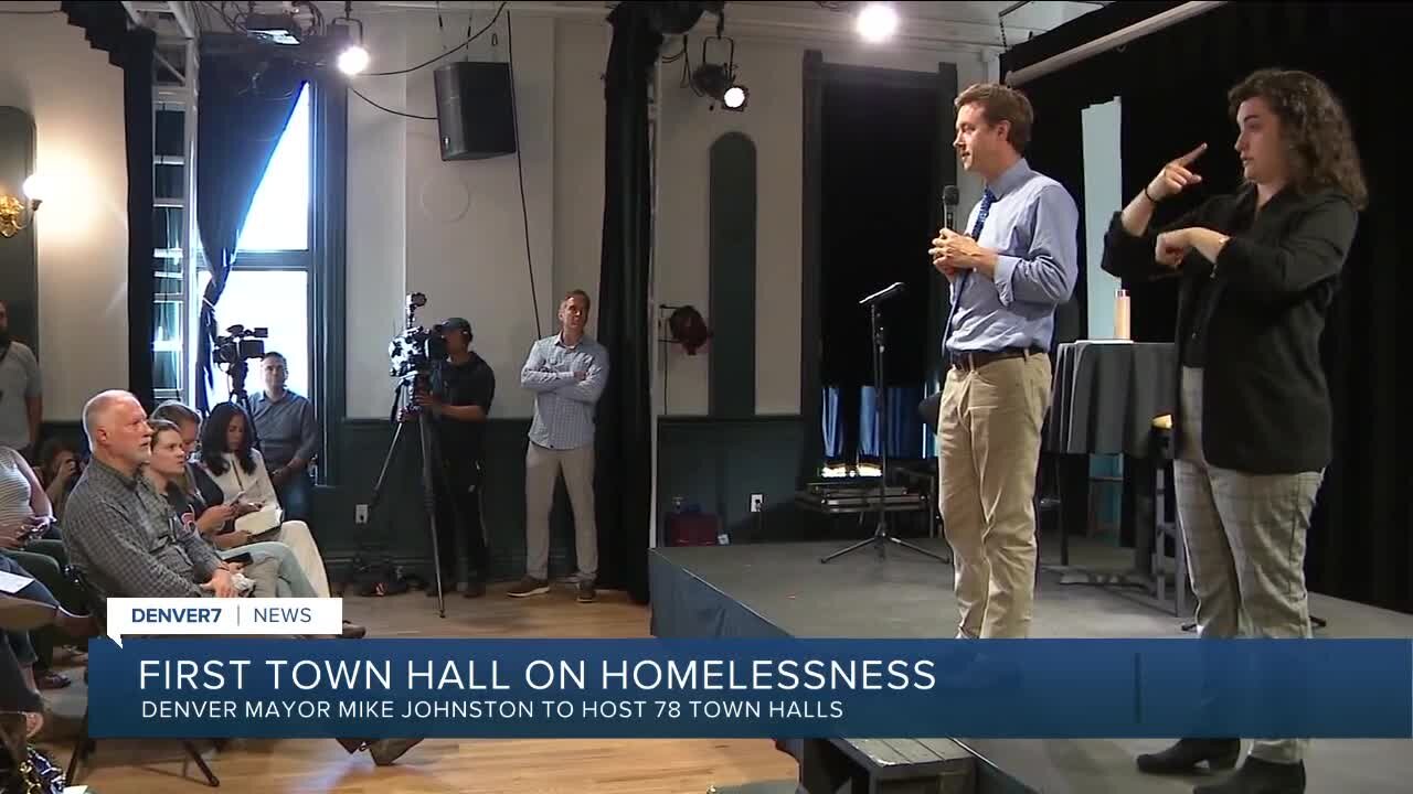 Denver residents express urgency at Mayor Mike Johnston's first town hall on homelessness