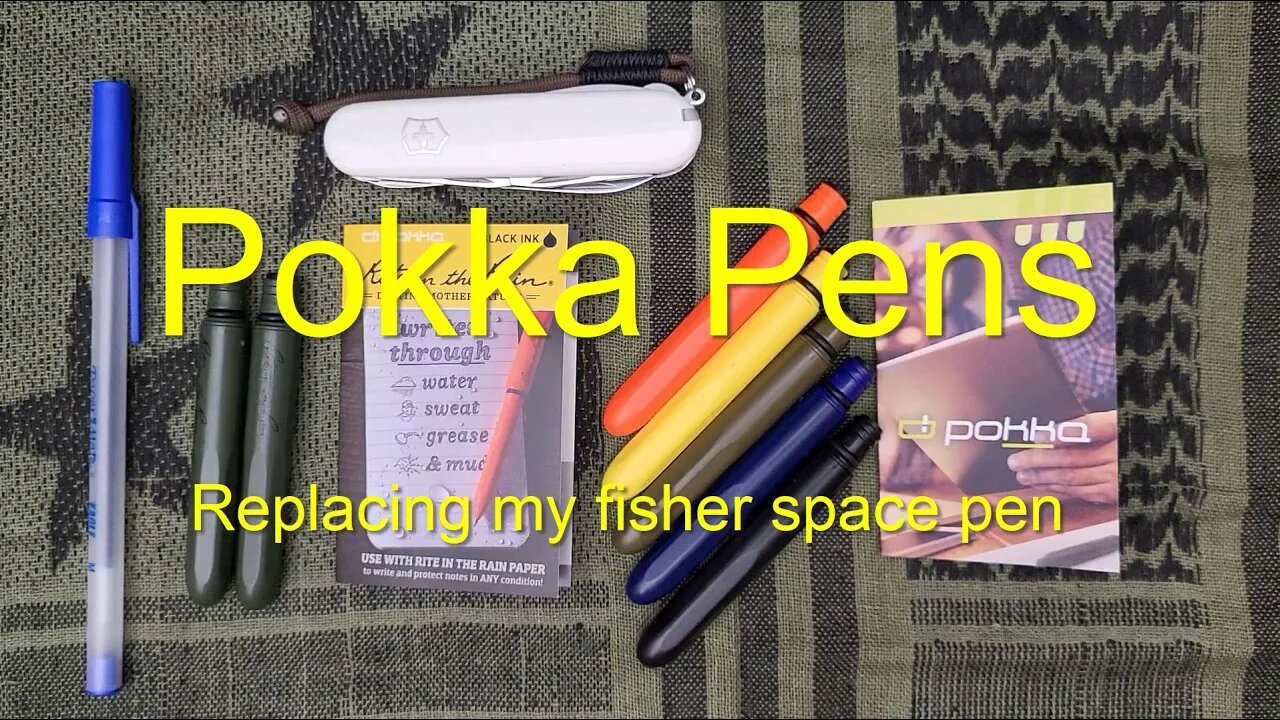 Pokka Pens - Replacing my Fisher Space Pen