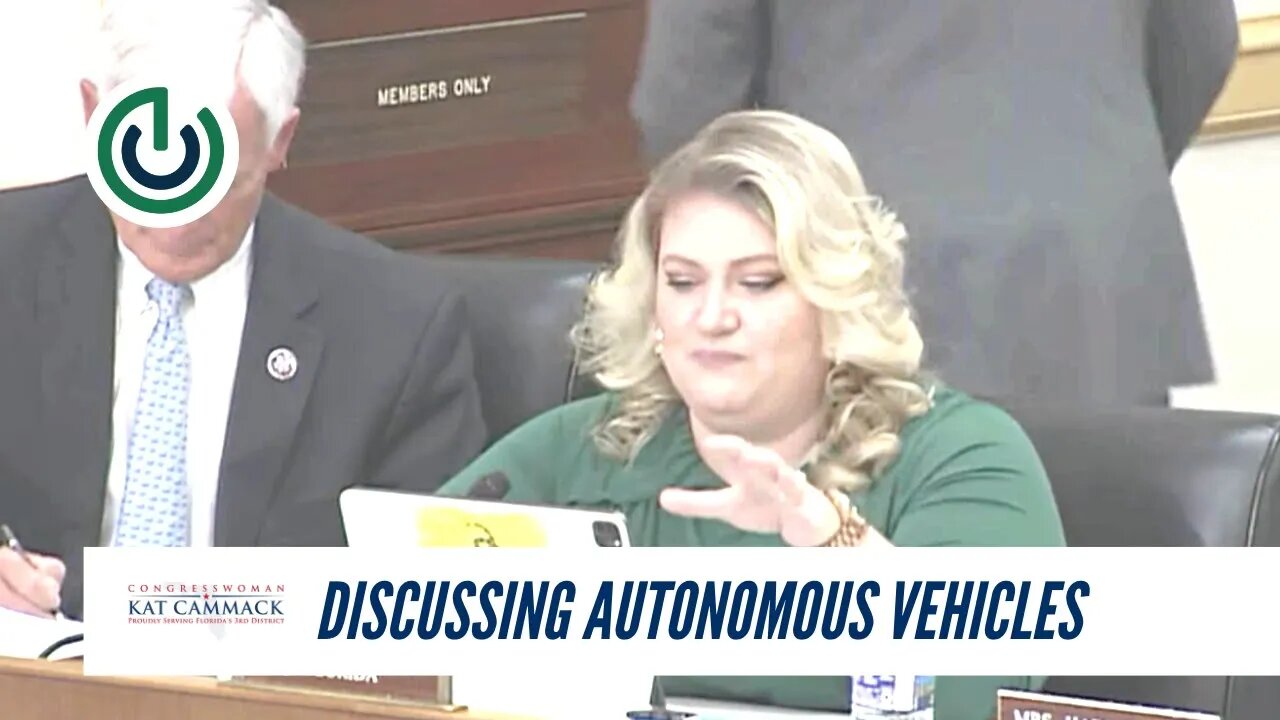 Rep. Cammack Discusses Autonomous Vehicles During E&C IDC Subcommittee Hearing