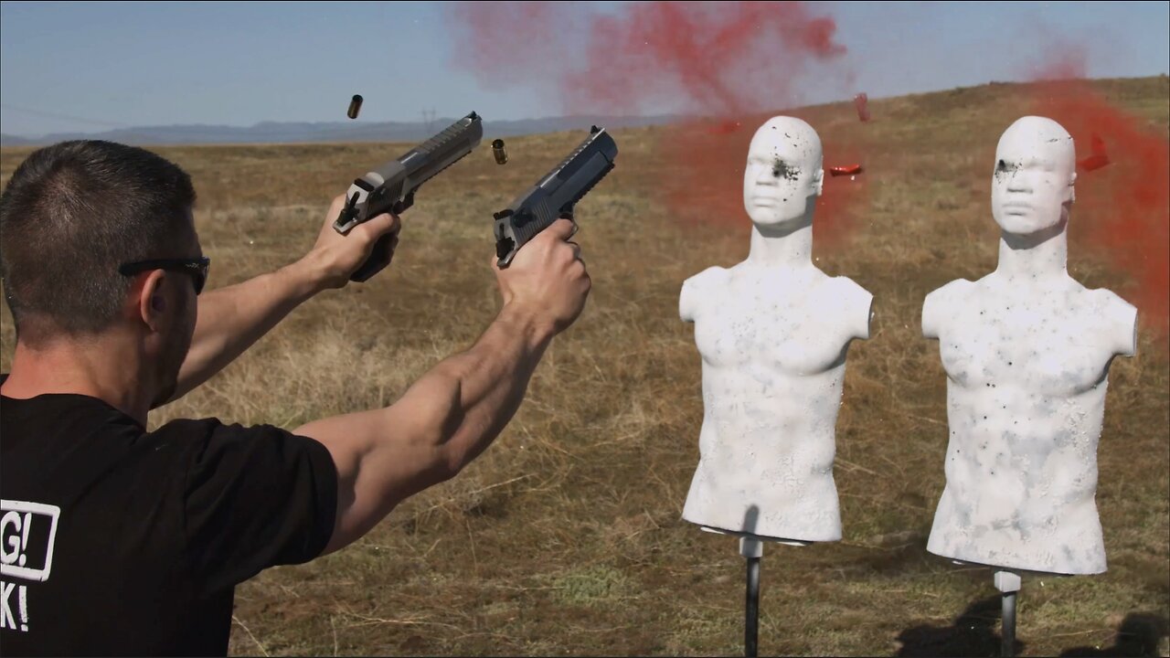 Dual Wielding 50cal Desert Eagles