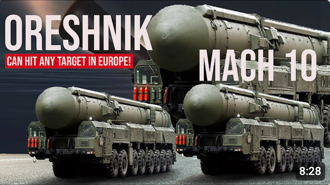 What is known about the new Russian Oreshnik missiles, it can hit any target in Europe!