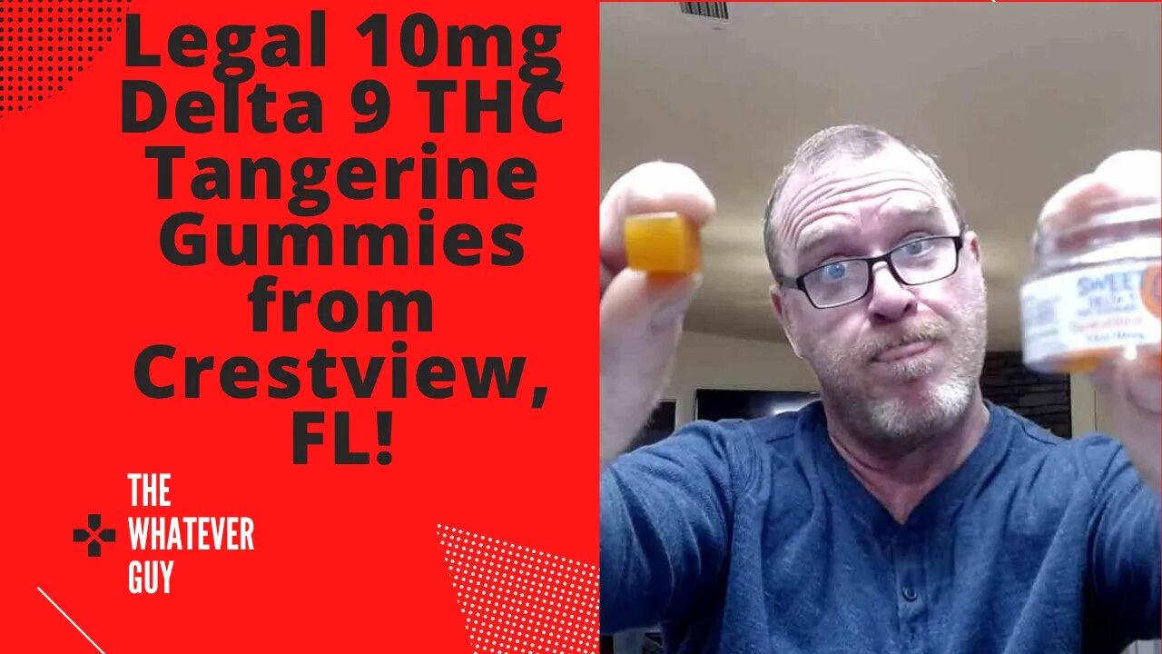 Legal 10mg Delta 9 THC Tangerine Gummies from Crestview, FL!