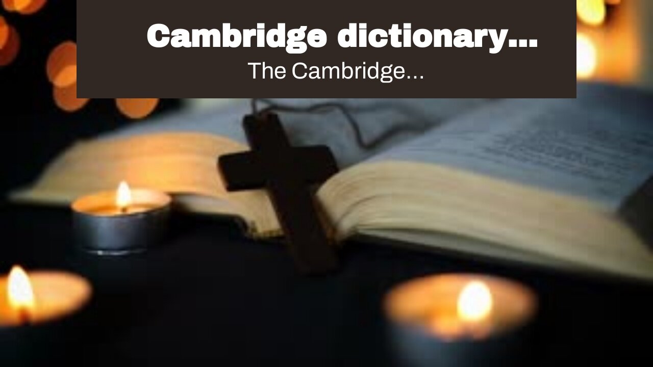 Cambridge dictionary changes definition of ‘Woman’…