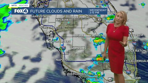 Record heat today with elevated rain chances to come