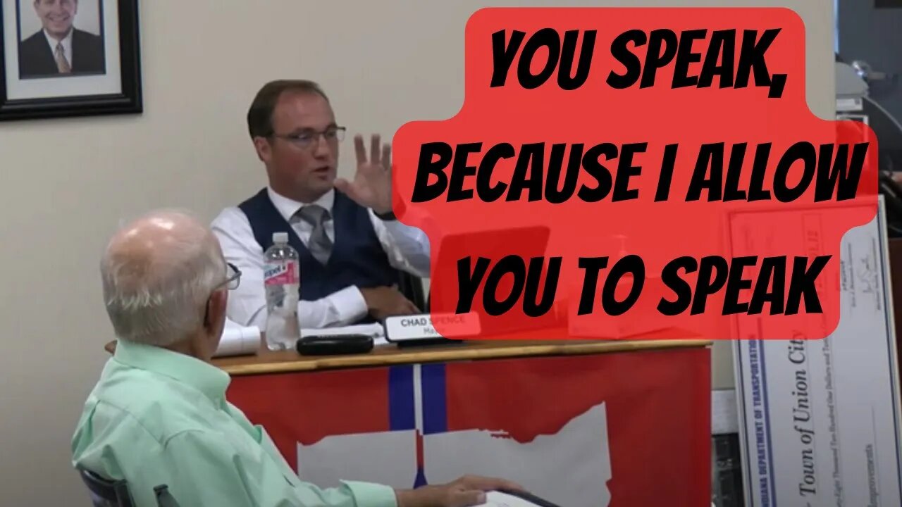 Mayor Loses His Cool and Shows His True Colors