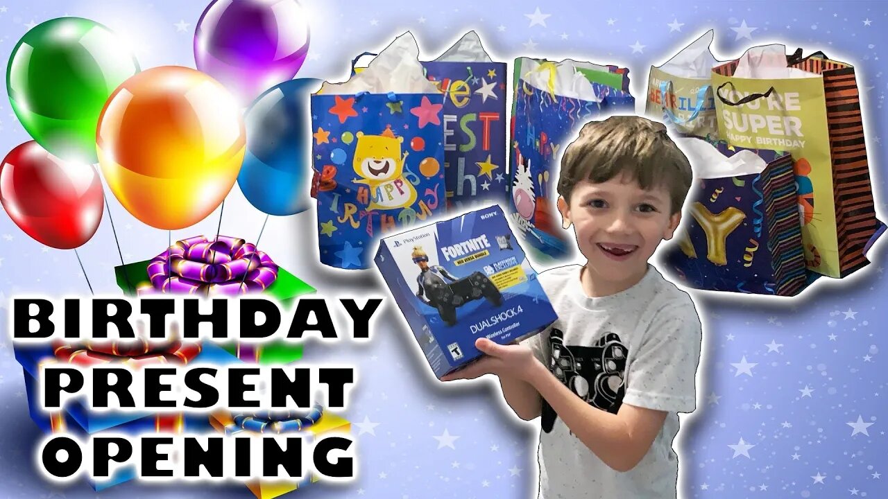 Elijah's 8th Birthday Morning Presents Opening