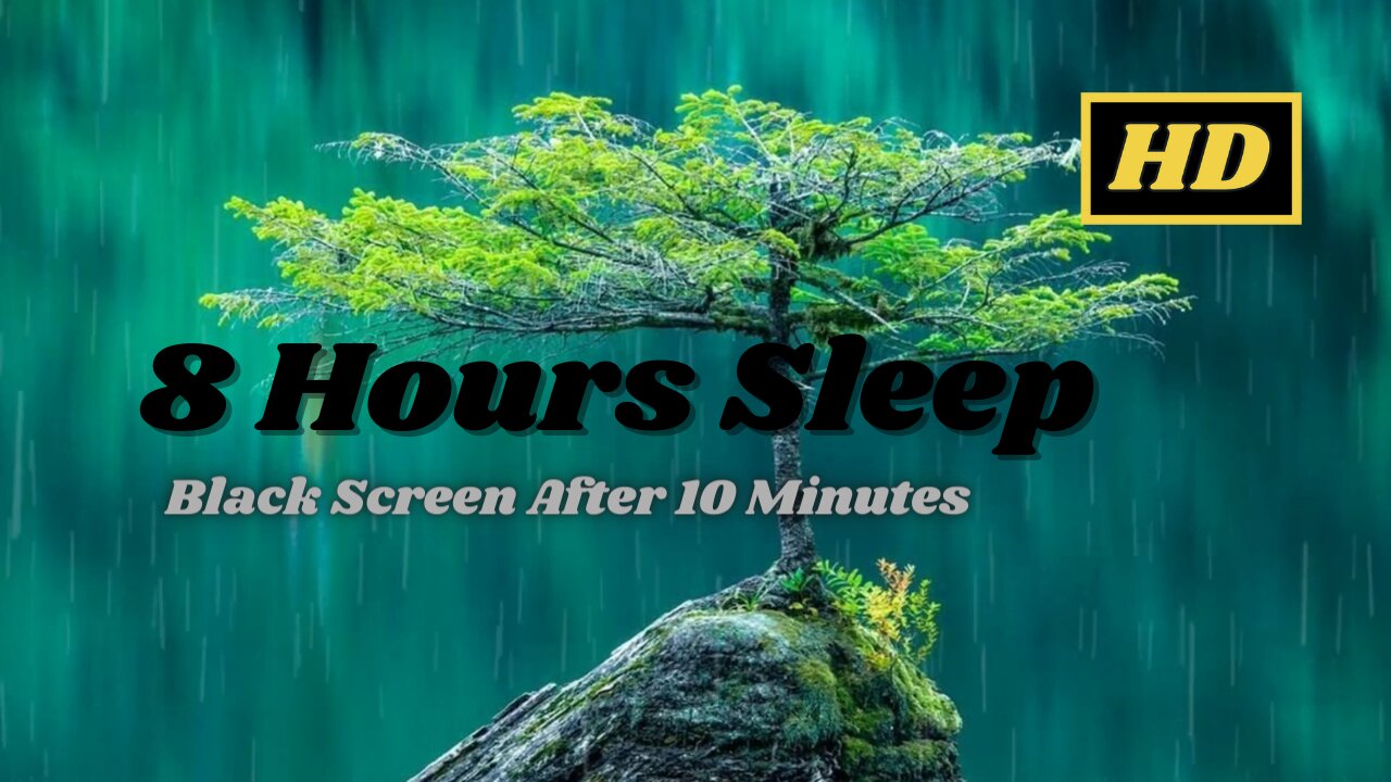 8 HOURS SOFT RAIN SOUND for Sleep, Reduce Stress, Study, Relax, beat insomnia (No Music, No Thunder)