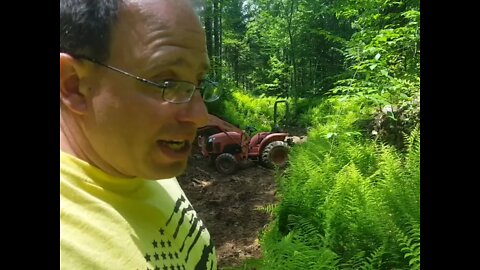 Tactical Trench digging with Express Steel Stump Bucket and Kubota L 3800