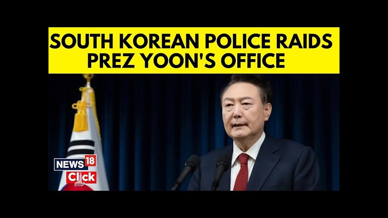 South Korean Police Raids President Yoon Suk Yeol's Office Over Martial Law Declaration | N18G