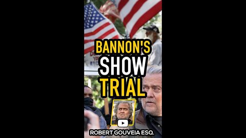 Bannon's Show Trial Starts #shorts