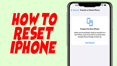 How to Reset iPhone