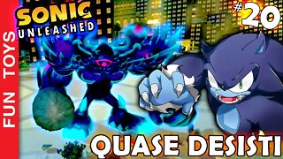 SONIC UNLEASHED #20 🔵 Quase desisti neste mini-Boss na parte 2 da SKYSCRAPER SCAMPER - WEREHOG! 🌝