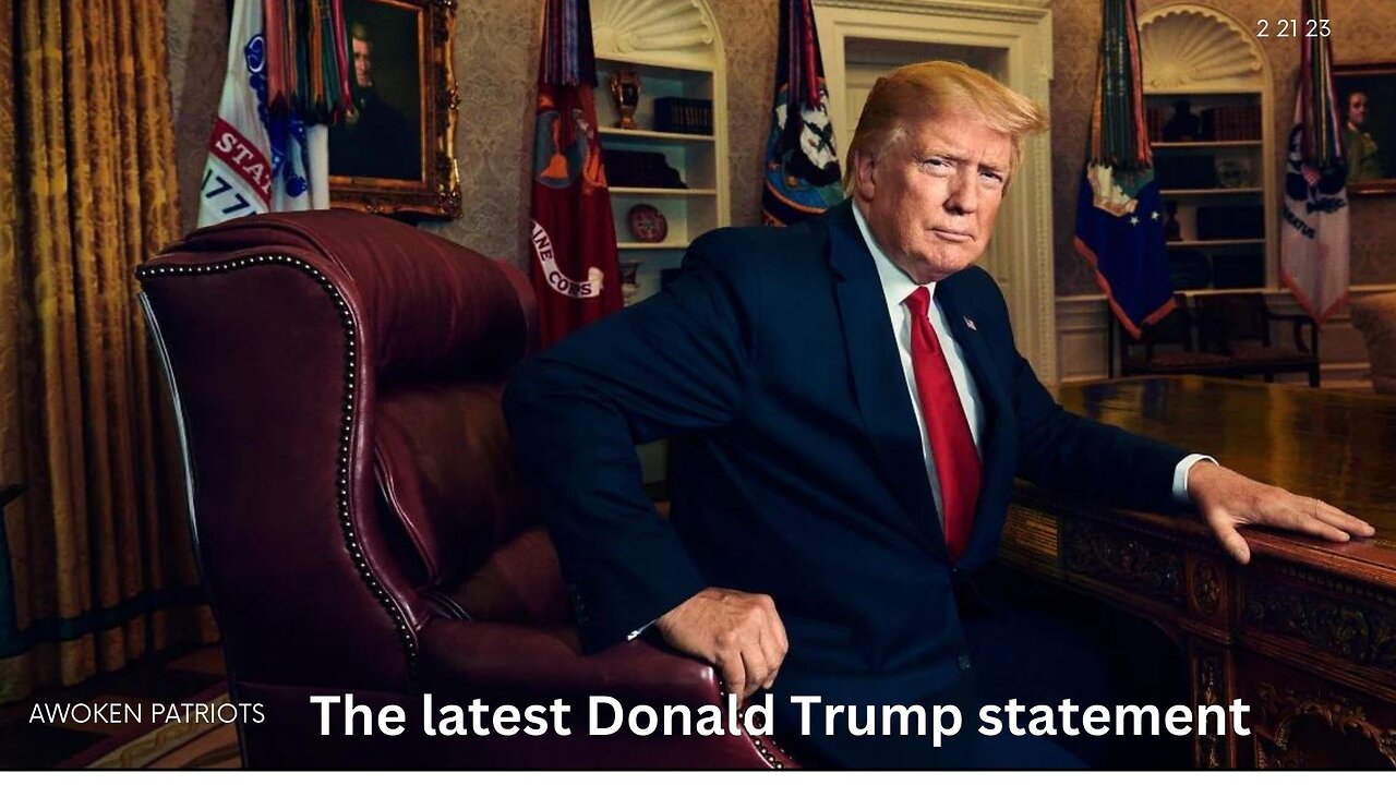 The latest Donald Trump statement