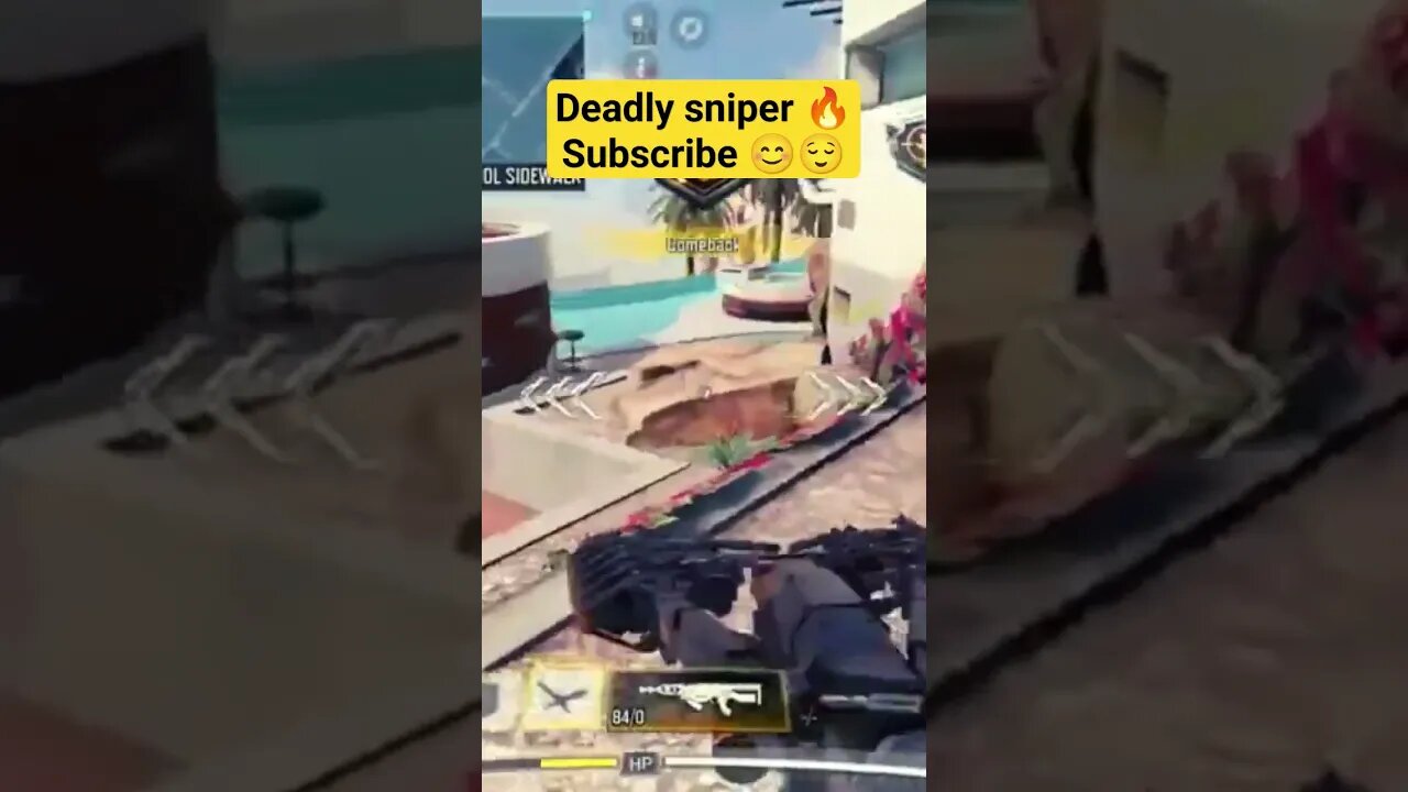 Sniper combat #cod - call of duty mobile Sniper gameplay #shorts